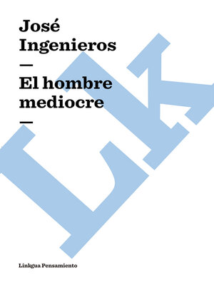 cover image of El hombre mediocre